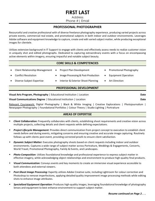 Multimedia Resume Templates, Samples & Examples | Resume Templates 101